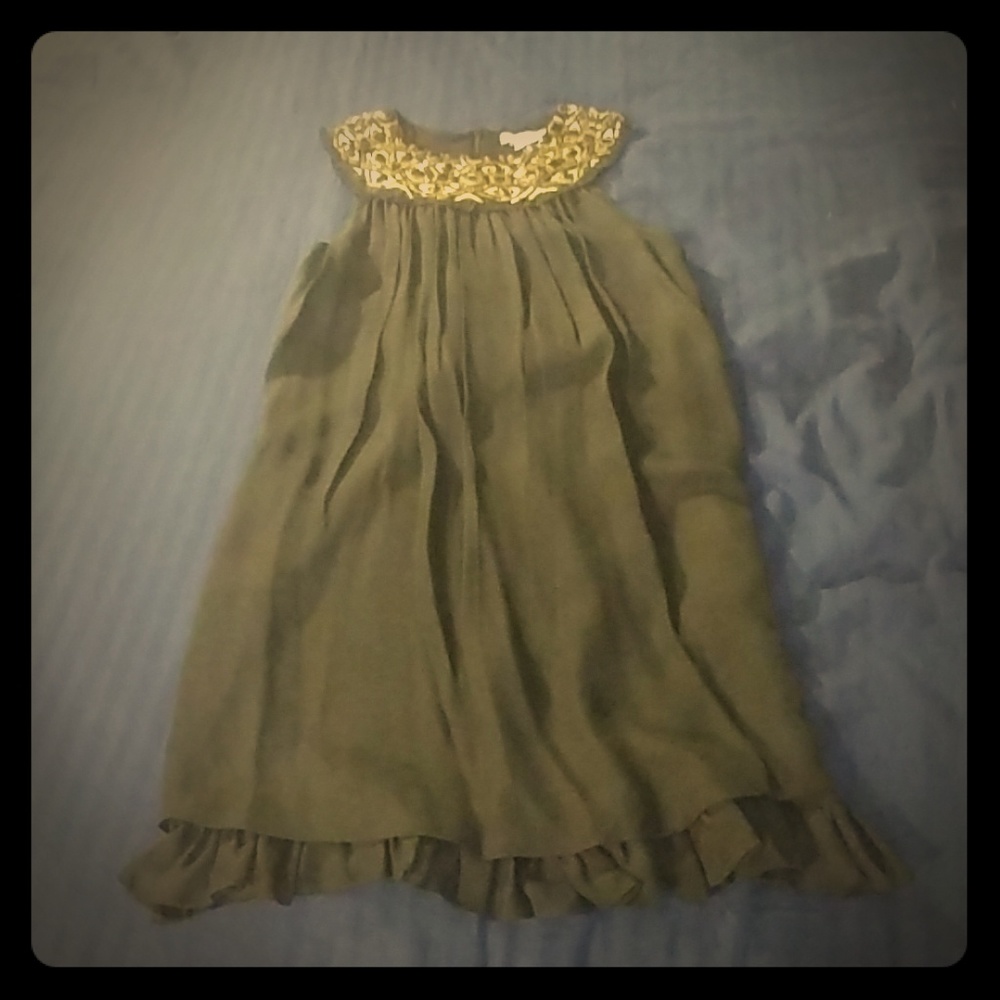 Alice + Olivia Decorative Silk Black Dress